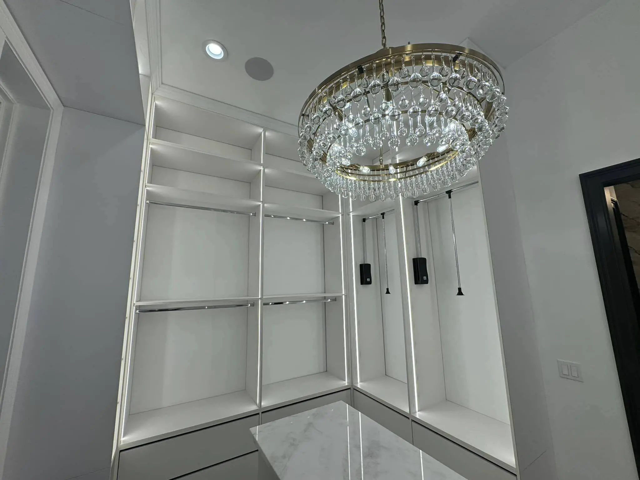 Under-cabinet lights in a Westbank kitchen: interior wide photo, even light across the frame, photo 14.