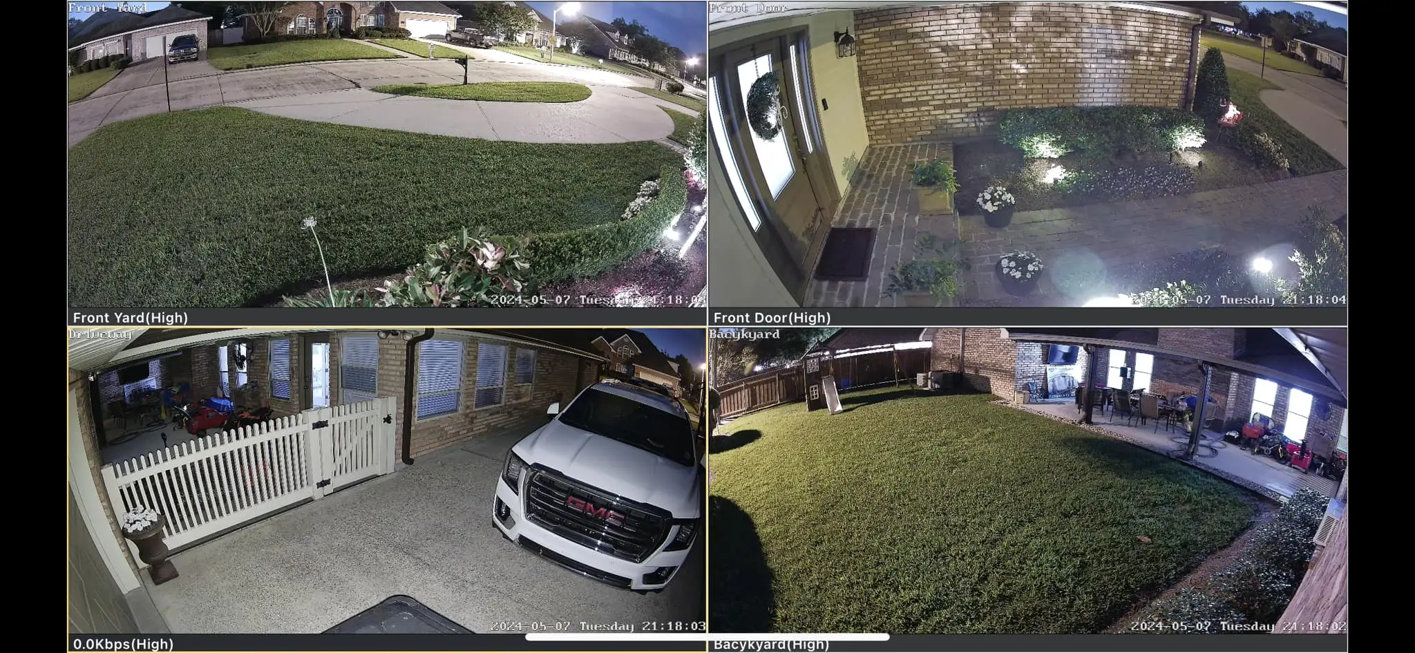 Residential alarm, camera, or AV gear on the Westbank: interior wide photo, even light across the frame, photo 2 (2).