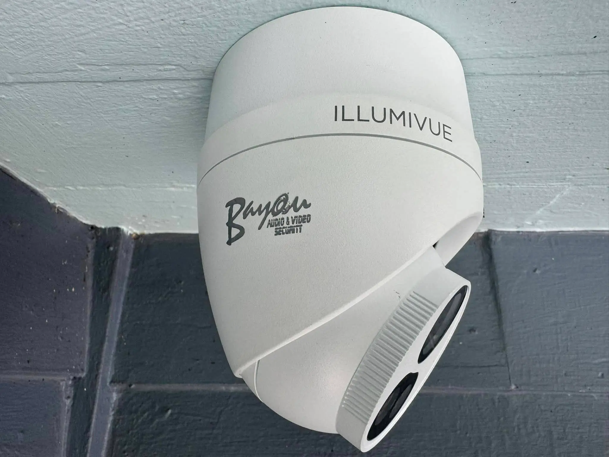 Residential alarm, camera, or AV gear on the Westbank: interior wide photo, brighter toward the top, photo 41.