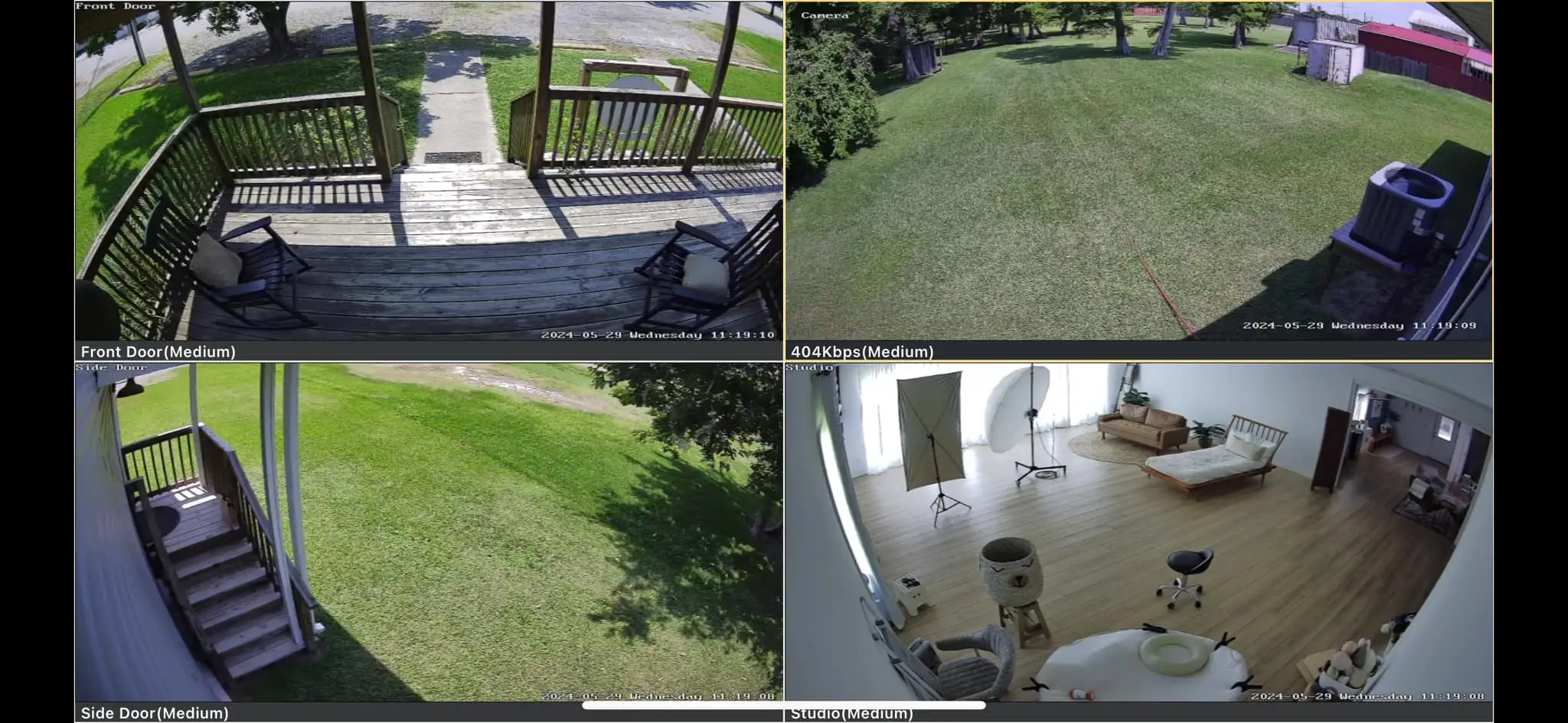 Residential alarm, camera, or AV gear on the Westbank: interior wide photo, even light across the frame, photo 5.